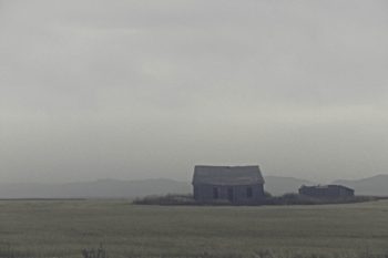 Old Homestead in a smoky haze