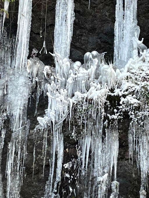 Dramatic ice formations