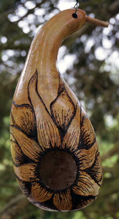 Handcrafts: Woodburned gourds, willow sculptures, rocks, mixed media, cool stuff!