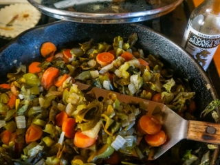 Fucus Stir Fry Bladderwrack Rockweed Fucus Stir Fry