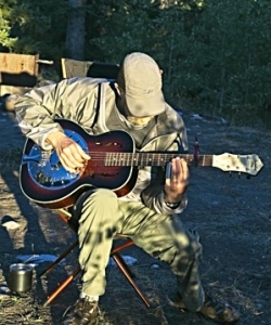 Guitar in camp