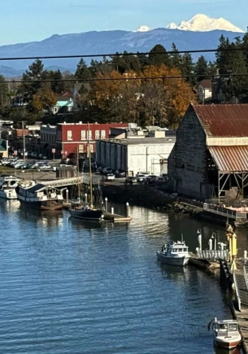 La Conner, WA, along the Skagit River.